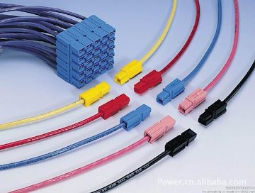 45A600v單極電源安德森插頭電動汽車接插件鋰電池連接器